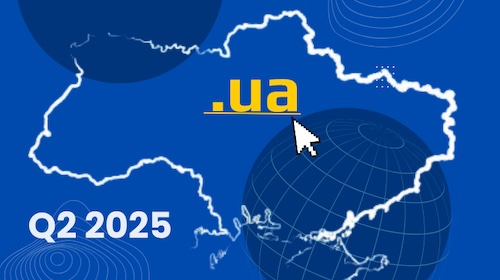 Підсумки другого кварталу 2025 в домені .UA